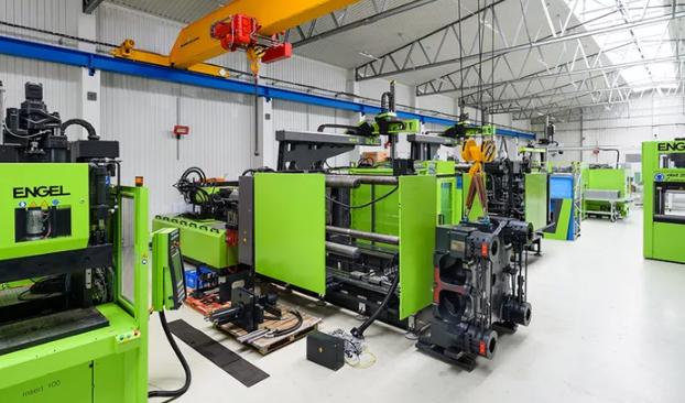 What machines are used for injection molding