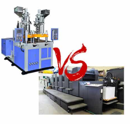 What is the difference between vertical and horizontal injection machines